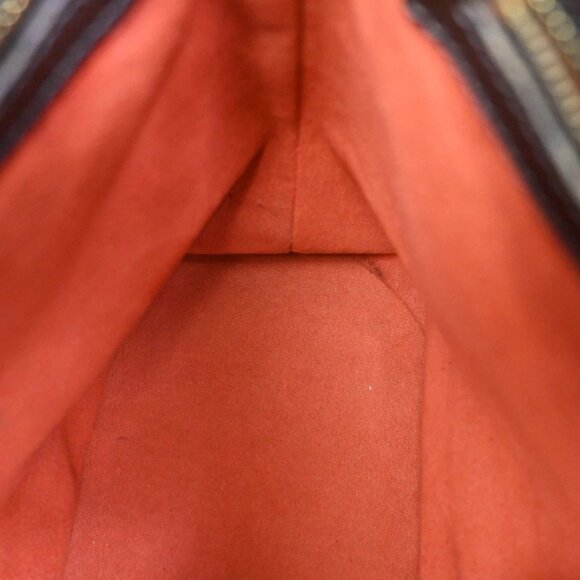 LOUIS VUITTON LV Marais Shoulder Bag Damier Ebene Leather Brown - Picture 14 of 16